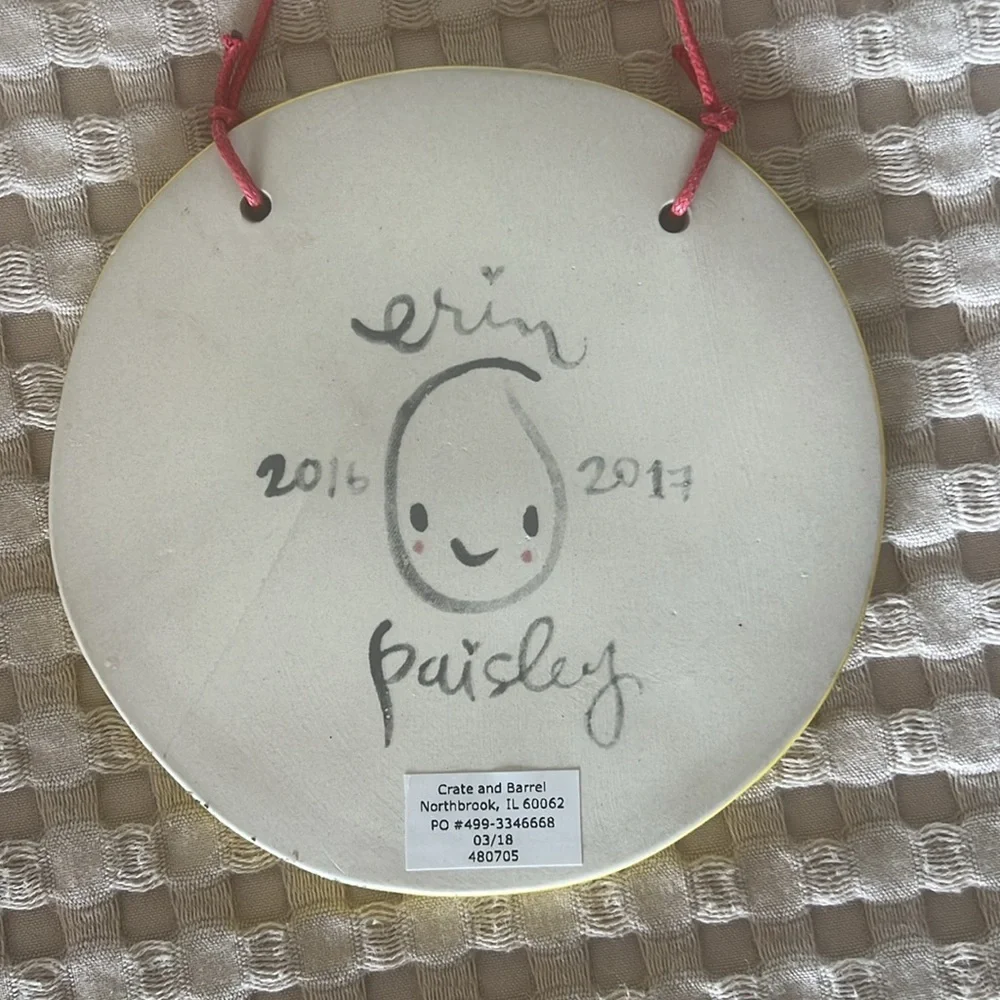 🏡Crate&Barrel Ceramic Wall Hanging🏡